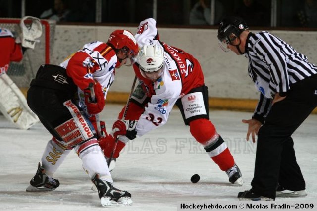 Photo hockey match Briançon  - Morzine-Avoriaz le 24/10/2009