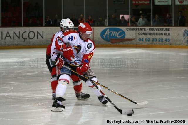 Photo hockey match Briançon  - Morzine-Avoriaz le 24/10/2009