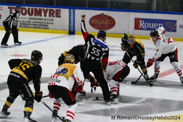 Photo hockey match Rouen - Nice le 22/09/2024