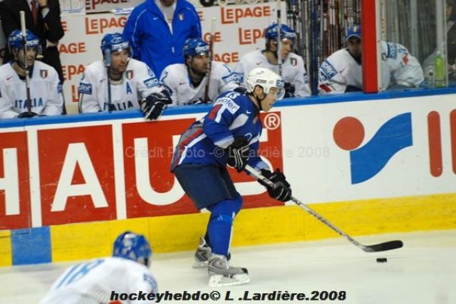 Photo hockey album Mondiaux : Relégation 1ère journée - France  / Italie