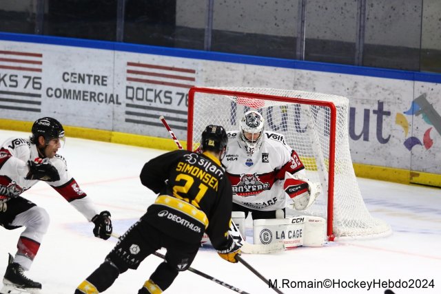 Photo hockey match Rouen - Bordeaux le 24/09/2024