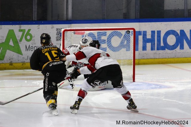 Photo hockey match Rouen - Bordeaux le 24/09/2024