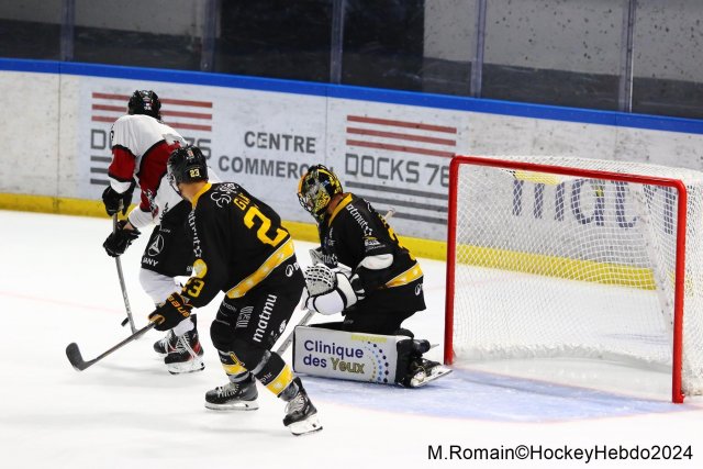 Photo hockey match Rouen - Bordeaux le 24/09/2024
