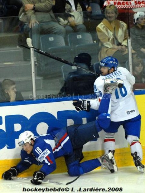 Photo hockey album Mondiaux : Relégation 1ère journée - France  / Italie