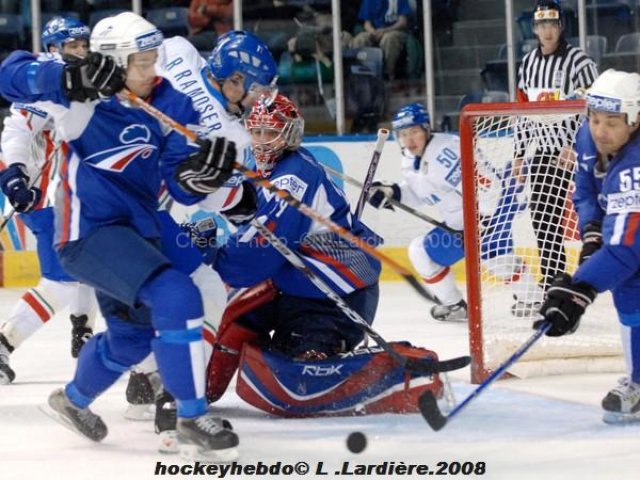 Photo hockey album Mondiaux : Relégation 1ère journée - France  / Italie