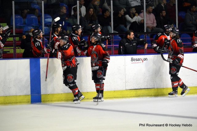 Photo hockey match Besançon - Mulhouse le 28/09/2024