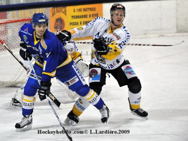 Photo hockey match Villard-de-Lans - Rouen le 24/10/2009