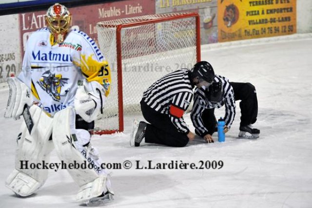 Photo hockey match Villard-de-Lans - Rouen le 24/10/2009