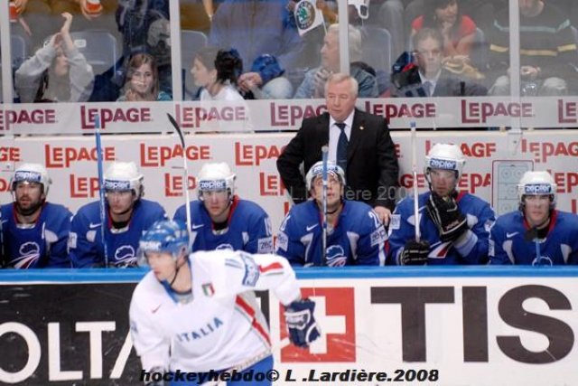 Photo hockey album Mondiaux : Relégation 1ère journée - France  / Italie