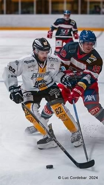 Photo hockey match Luxembourg - Roanne le 28/09/2024