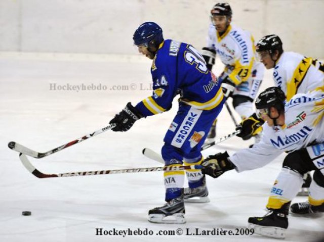 Photo hockey match Villard-de-Lans - Rouen le 24/10/2009