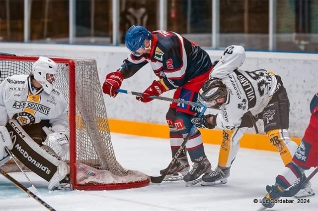Photo hockey match Luxembourg - Roanne le 28/09/2024