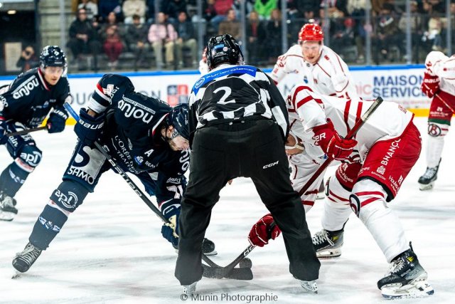 Photo hockey match Angers  - Briançon  le 29/09/2024
