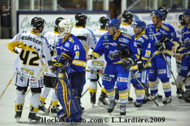 Photo hockey match Villard-de-Lans - Rouen le 24/10/2009