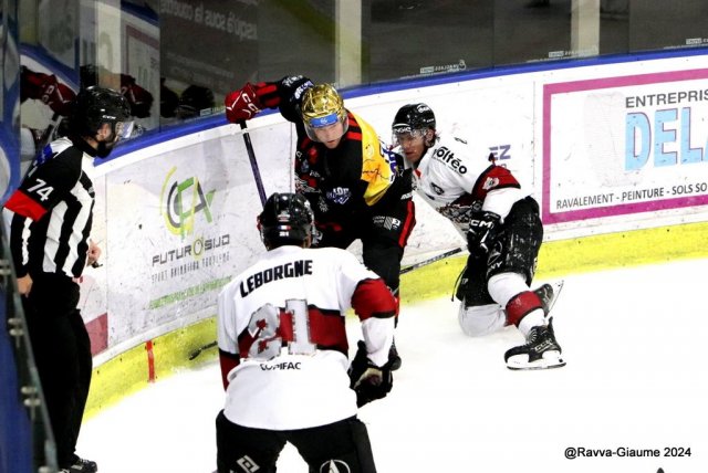 Photo hockey match Nice - Bordeaux le 04/10/2024