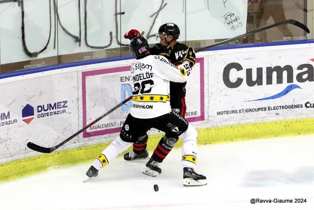 Photo hockey match Nice - Rouen le 06/10/2024