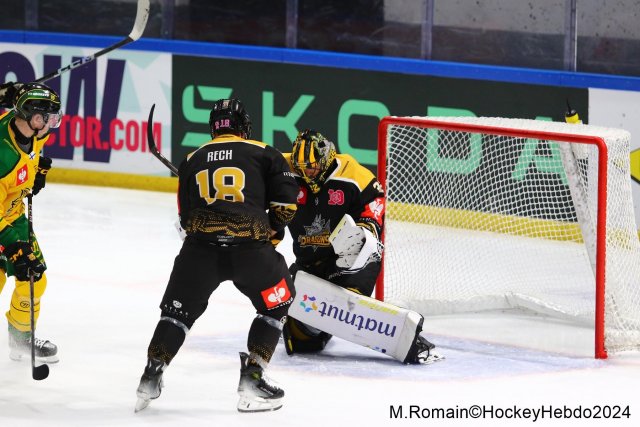 Photo hockey match Rouen - Tampere le 09/10/2024