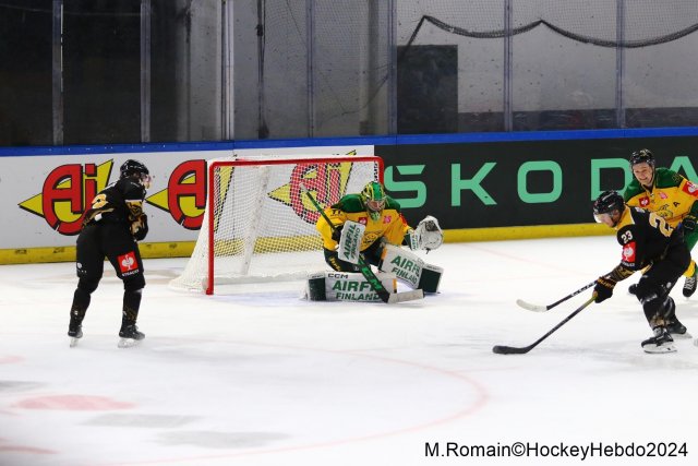 Photo hockey match Rouen - Tampere le 09/10/2024