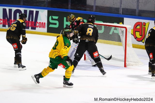Photo hockey match Rouen - Tampere le 09/10/2024