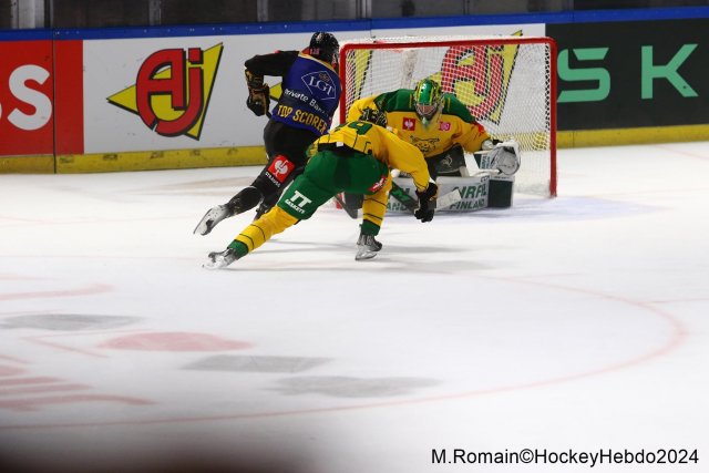 Photo hockey match Rouen - Tampere le 09/10/2024