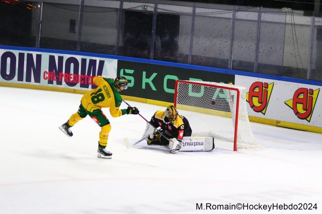 Photo hockey match Rouen - Tampere le 09/10/2024