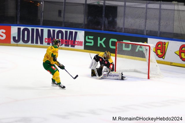 Photo hockey match Rouen - Tampere le 09/10/2024