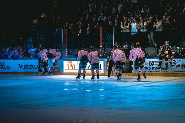 Photo hockey match Angers  - Grenoble  le 08/10/2024