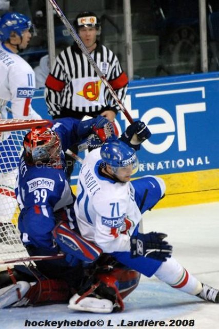 Photo hockey album Mondiaux : Relégation 1ère journée - France  / Italie
