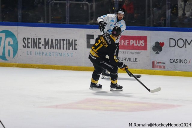 Photo hockey match Rouen - Marseille le 18/10/2024