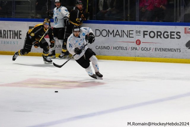 Photo hockey match Rouen - Marseille le 18/10/2024