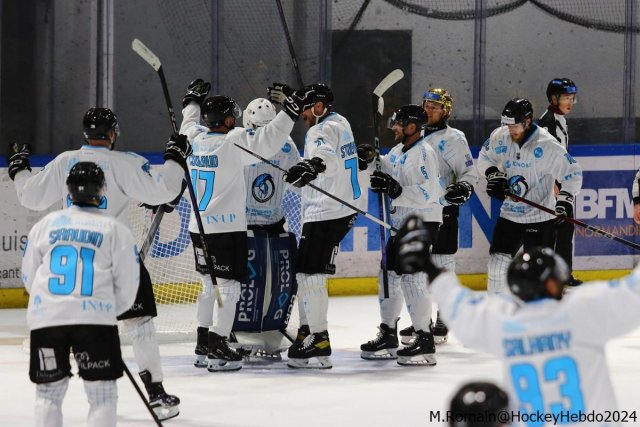 Photo hockey match Rouen - Marseille le 18/10/2024