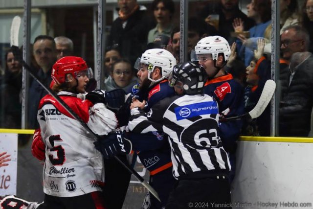 Photo hockey match Clermont-Ferrand - Annecy le 19/10/2024