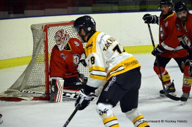 Photo hockey match Besançon - Strasbourg  le 23/10/2024