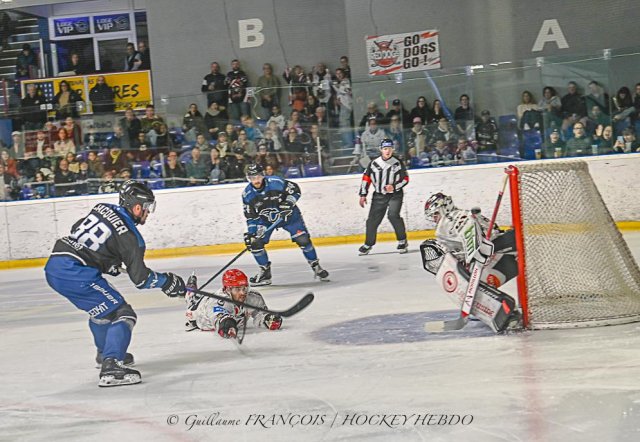 Photo hockey match Nantes - Cholet  le 22/10/2024