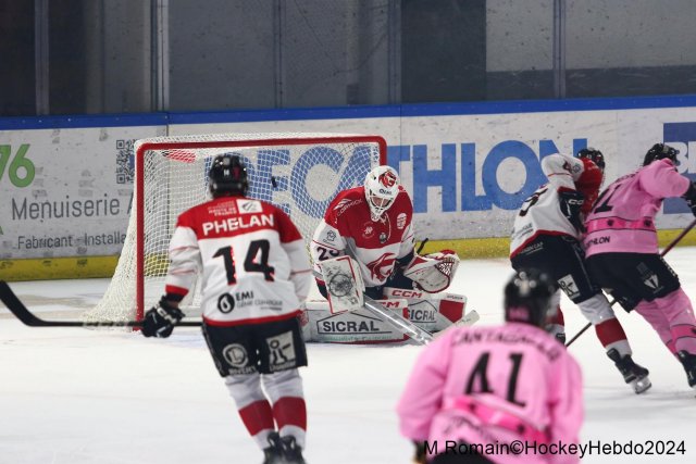 Photo hockey match Rouen - Amiens  le 25/10/2024
