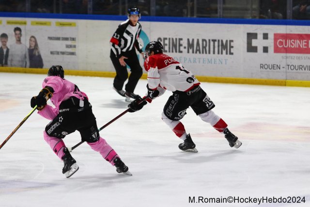 Photo hockey match Rouen - Amiens  le 25/10/2024
