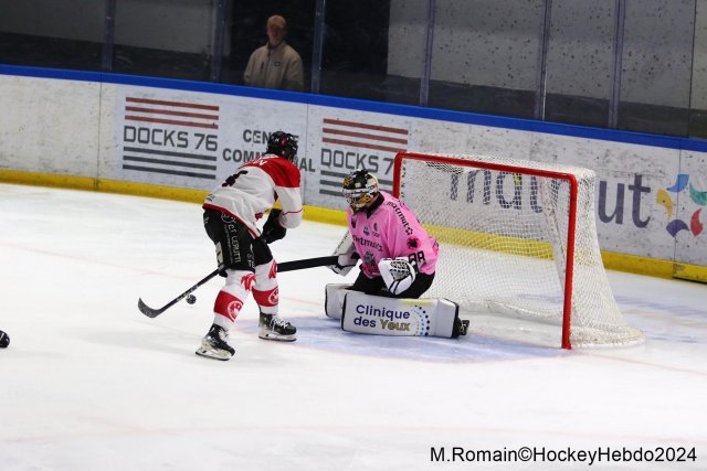 Photo hockey match Rouen - Amiens  le 25/10/2024