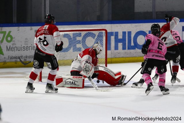 Photo hockey match Rouen - Amiens  le 25/10/2024