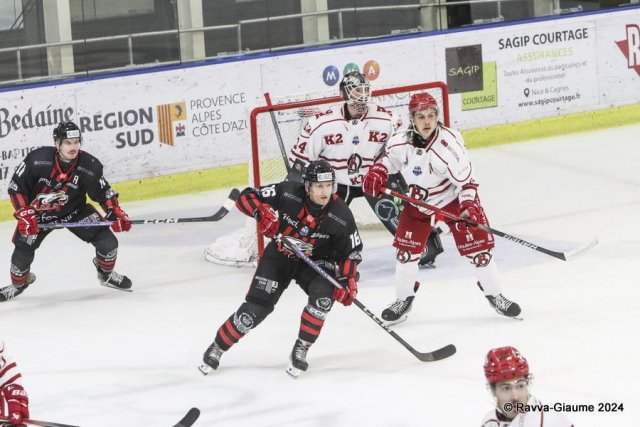 Photo hockey match Nice - Briançon  le 27/10/2024