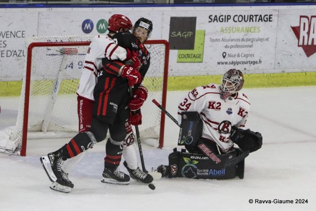 Photo hockey match Nice - Briançon  le 27/10/2024