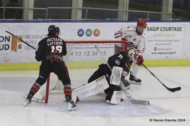 Photo hockey match Nice - Briançon  le 27/10/2024