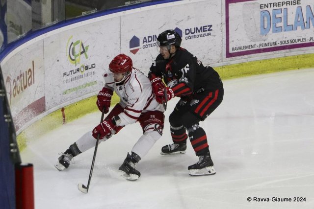Photo hockey match Nice - Briançon  le 27/10/2024