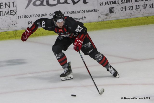 Photo hockey match Nice - Briançon  le 27/10/2024
