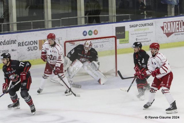 Photo hockey match Nice - Briançon  le 27/10/2024