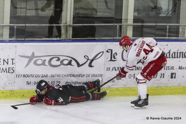 Photo hockey match Nice - Briançon  le 27/10/2024