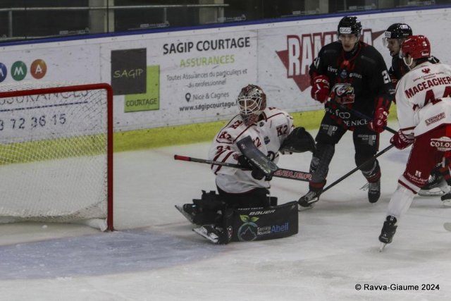 Photo hockey match Nice - Briançon  le 27/10/2024