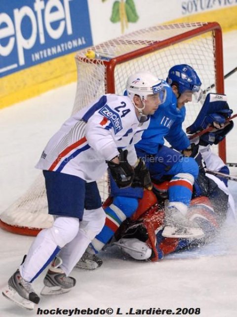 Photo hockey album Mondiaux : Relégation 2ème journée - France / Italie