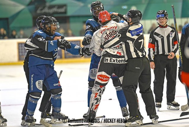 Photo hockey match Nantes - Cholet  le 02/11/2024