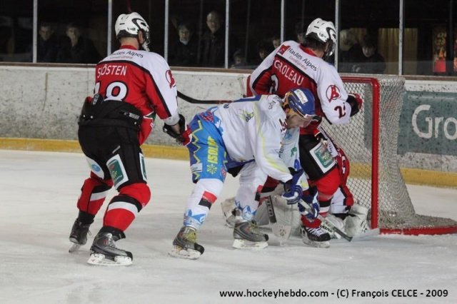 Photo hockey match Briançon  - Gap  le 27/10/2009