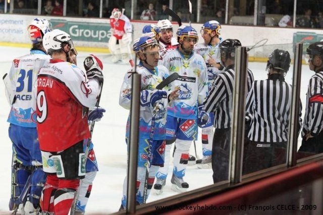 Photo hockey match Briançon  - Gap  le 27/10/2009